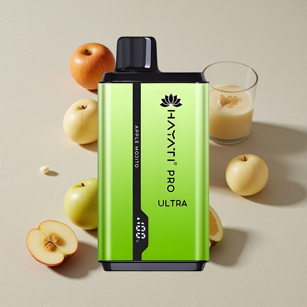 Discover the Refreshing Hayati Pro Ultra 15000 - Apple Mojito: Your Ultimate Vaping Companion